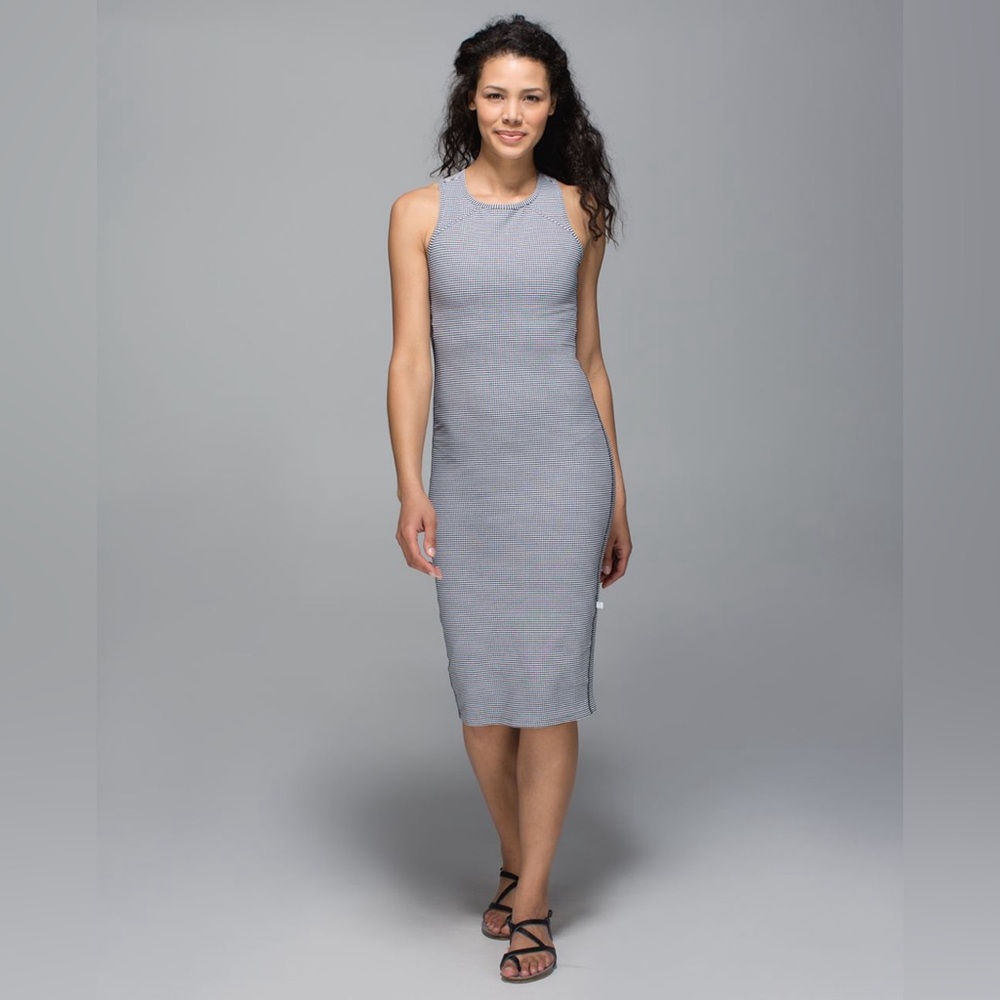 Lululemon Picnic Play Midi Gingham Dress